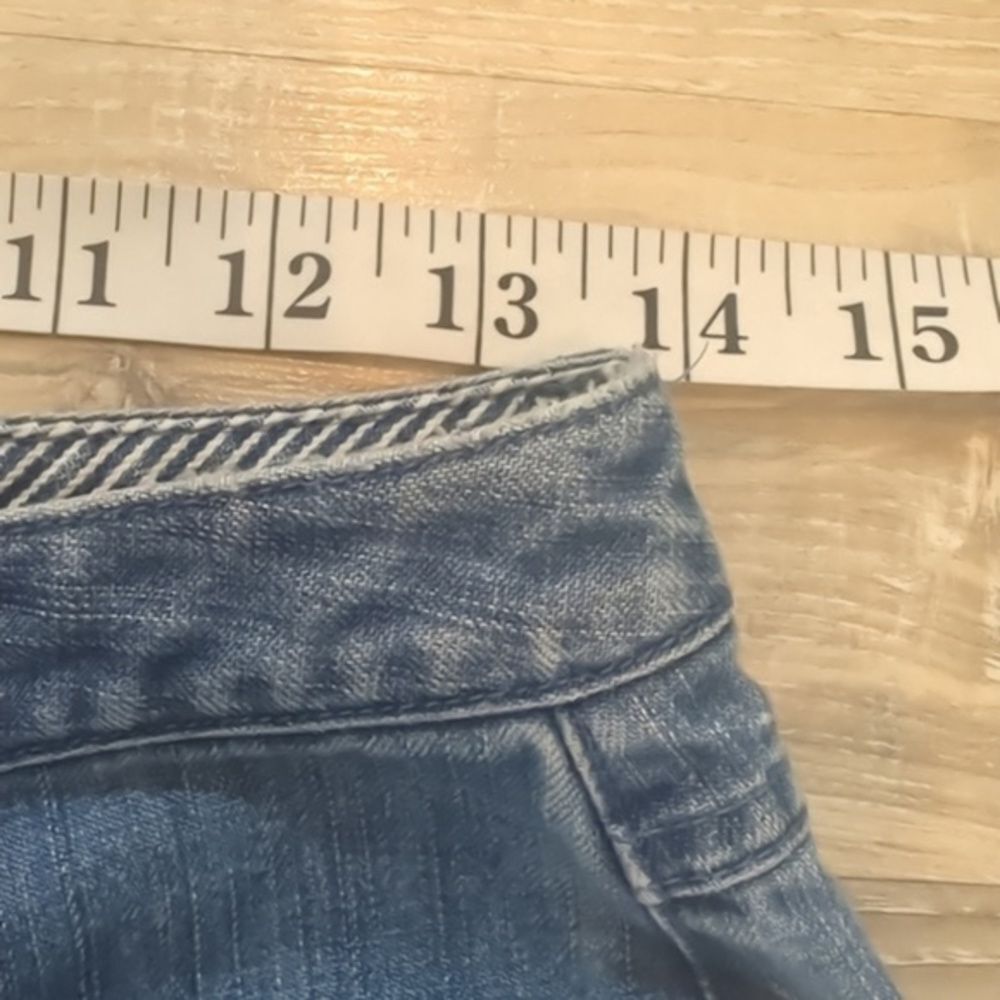 Talbots Blue Jean Shorts‎ Women's Size 4 100% Cotton Great Condition - Picture 6 of 7